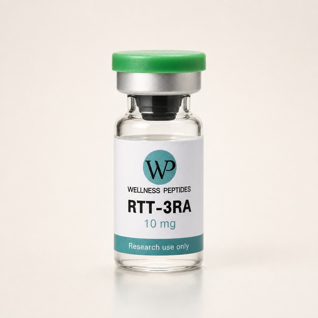 Sealed, lab-labelled Apple Supps supplement vial