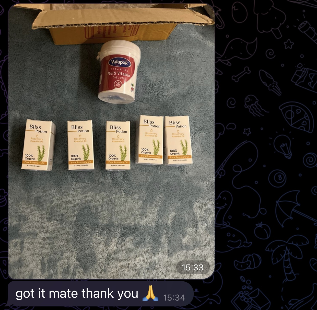 Customer review — received order